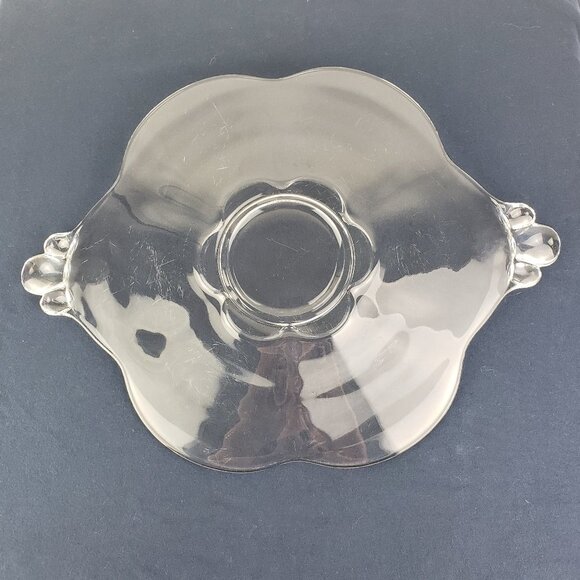 Canterbury Duncan Miller Crystal Glass Cake Plate - Picture 3 of 5